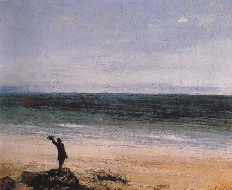 Gustave Courbet Seaside Norge oil painting art